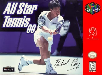 All Star Tennis 99 (USA) box cover front